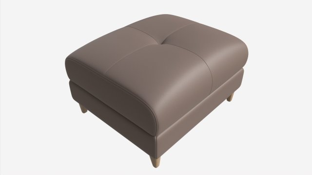 Footstool Ercol Mondello 3D Модель .c4d .max .obj .3ds .fbx .stl .blend 
