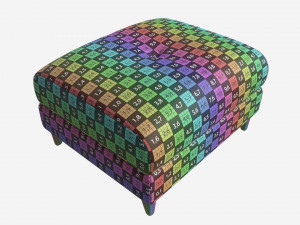 Footstool Ercol Mondello 3D Модель