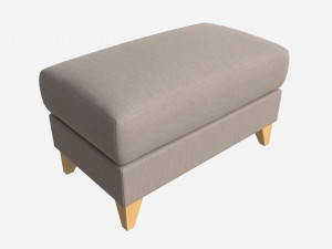 Footstool Ercol Novara 3D Model