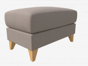 Footstool Ercol Novara 3D Model