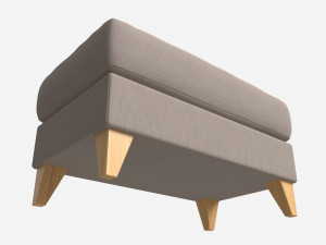 Footstool Ercol Novara Modello 3D