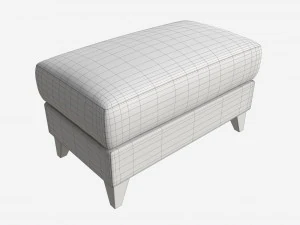 Footstool Ercol Novara 3D Model