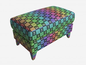 Footstool Ercol Novara Modello 3D