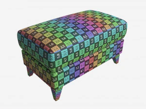 Footstool Ercol Novara 3D Model