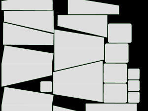 Footstool Storage Ercol Trieste Modèle 3D