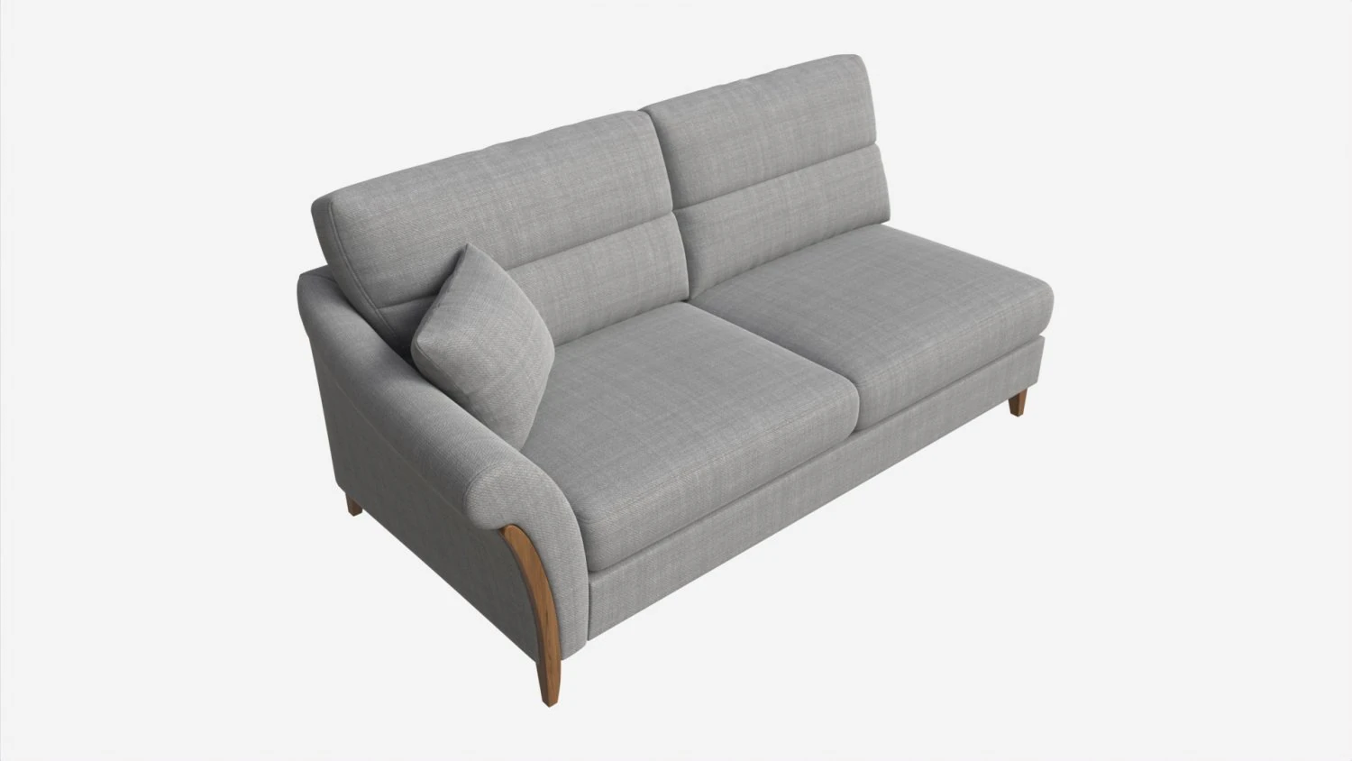 Large LHF Unit Ercol Trieste 3D Model .c4d .max .obj .3ds .fbx .stl .blend 