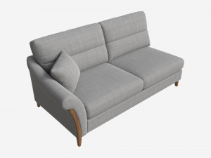Large LHF Unit Ercol Trieste 3D Model