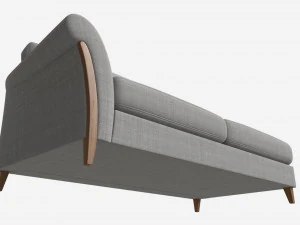 Large LHF Unit Ercol Trieste 3D Model