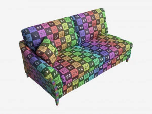 Large LHF Unit Ercol Trieste 3D Model