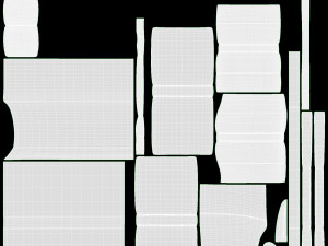 Large LHF Unit Ercol Trieste 3D Модель