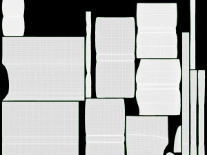 Large LHF Unit Ercol Trieste 3D Model