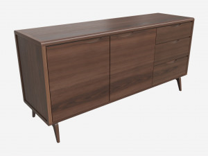 Large Sideboard Ercol Lugo Model 3D