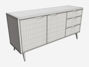 Large Sideboard Ercol Lugo 3D 모델