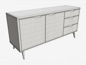 Madia Grande Ercol Lugo Modello 3D