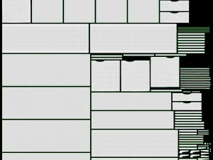 Madia Grande Ercol Lugo Modello 3D