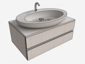 Laufen Ilbagnoalessi Bowl Washbasin Modelo 3D