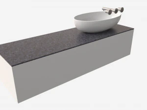 Laufen Ilbagnoalessi Bowl Washbasin With Overflow 3D Model