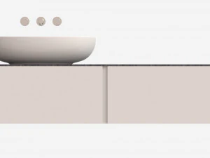 Laufen Ilbagnoalessi Bowl Washbasin With Overflow 3D Model