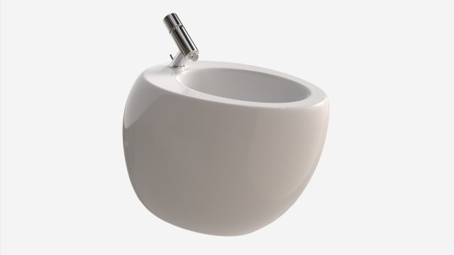 Laufen Ilbagnoalessi Floorstanding Bidet Modèle 3D .c4d .max .obj .3ds .fbx .stl .blend 