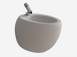 Laufen Ilbagnoalessi Floorstanding Bidet Modèle 3D