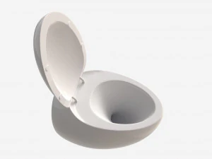 Laufen Ilbagnoalessi Floorstanding WC 3D Model