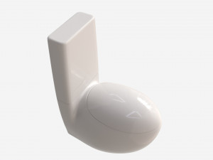 Laufen Ilbagnoalessi Floorstanding WC Rimless 3D Модель