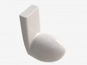 Laufen Ilbagnoalessi Floorstanding WC Rimless 3D Model
