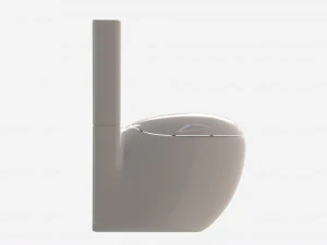 Laufen Ilbagnoalessi Floorstanding WC Rimless 3D Model