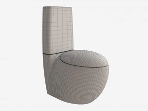 Laufen Ilbagnoalessi Floorstanding WC Rimless 3D Model