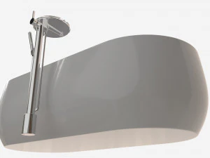 Laufen Ilbagnoalessi Freestanding Bathtub 01 3D Model