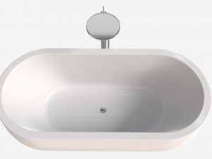Laufen Ilbagnoalessi Freestanding Bathtub 01 Modèle 3D