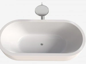 Laufen Ilbagnoalessi Freestanding Bathtub 01 3D Model