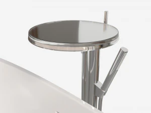 Banheira aut&ocirc;noma Laufen Ilbagnoalessi 02 Modelo 3D