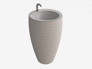 Laufen Ilbagnoalessi Freestanding Washbasin 3D Model