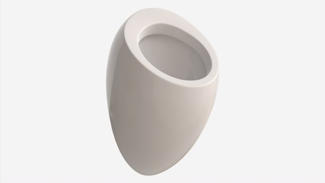 Laufen Ilbagnoalessi Siphonic Urinal 3D मॉडल .c4d .max .obj .3ds .fbx .stl .blend 