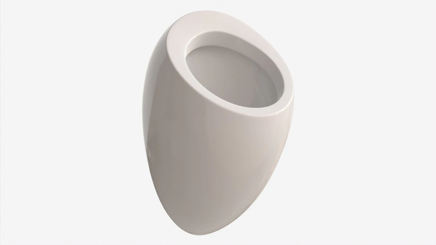 Laufen Ilbagnoalessi Siphonic Urinal 3D Model .c4d .max .obj .3ds .fbx .stl .blend
