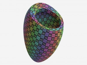 Laufen Ilbagnoalessi Siphonic Urinal 3D मॉडल