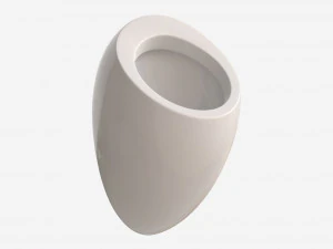 Laufen Ilbagnoalessi Siphonic Urinal With Cover 3D Model