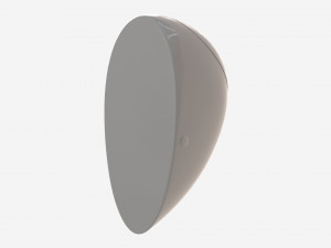 Laufen Ilbagnoalessi Siphonic Urinal With Cover Model 3D