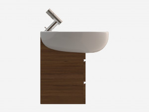 Laufen Ilbagnoalessi Vanity Washbasin 900 01 Modello 3D
