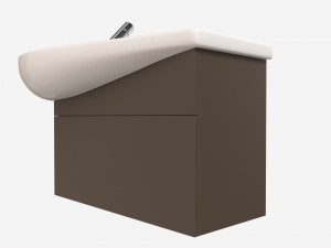 Laufen Ilbagnoalessi Vanity Washbasin 900 02 Modelo 3D