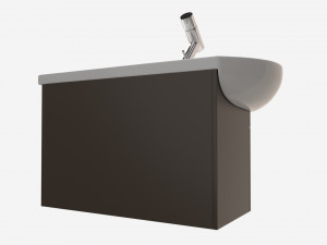 Laufen Ilbagnoalessi Vanity Washbasin 900 02 Modelo 3D
