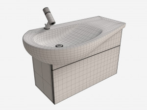 Laufen Ilbagnoalessi Vanity Washbasin 900 02 Modelo 3D