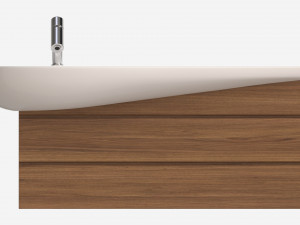 Laufen Ilbagnoalessi Vanity Washbasin 1200 01 3D Model