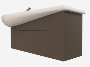 Laufen Ilbagnoalessi Vanity Washbasin 1200 02 Model 3D