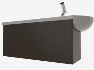Laufen Ilbagnoalessi Vanity Washbasin 1200 02 3D Model