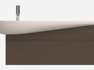 Laufen Ilbagnoalessi Vanity Washbasin 1200 02 Model 3D