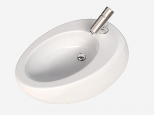 Laufen Ilbagnoalessi Wall-Hung Bidet Modello 3D