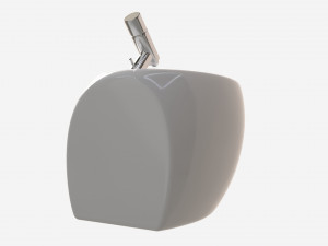 Laufen Ilbagnoalessi Wall-Hung Bidet Modello 3D