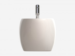 Laufen Ilbagnoalessi Wall-Hung Bidet Modello 3D
